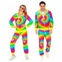 80'er Tracksuit Tie-Dye Kostume