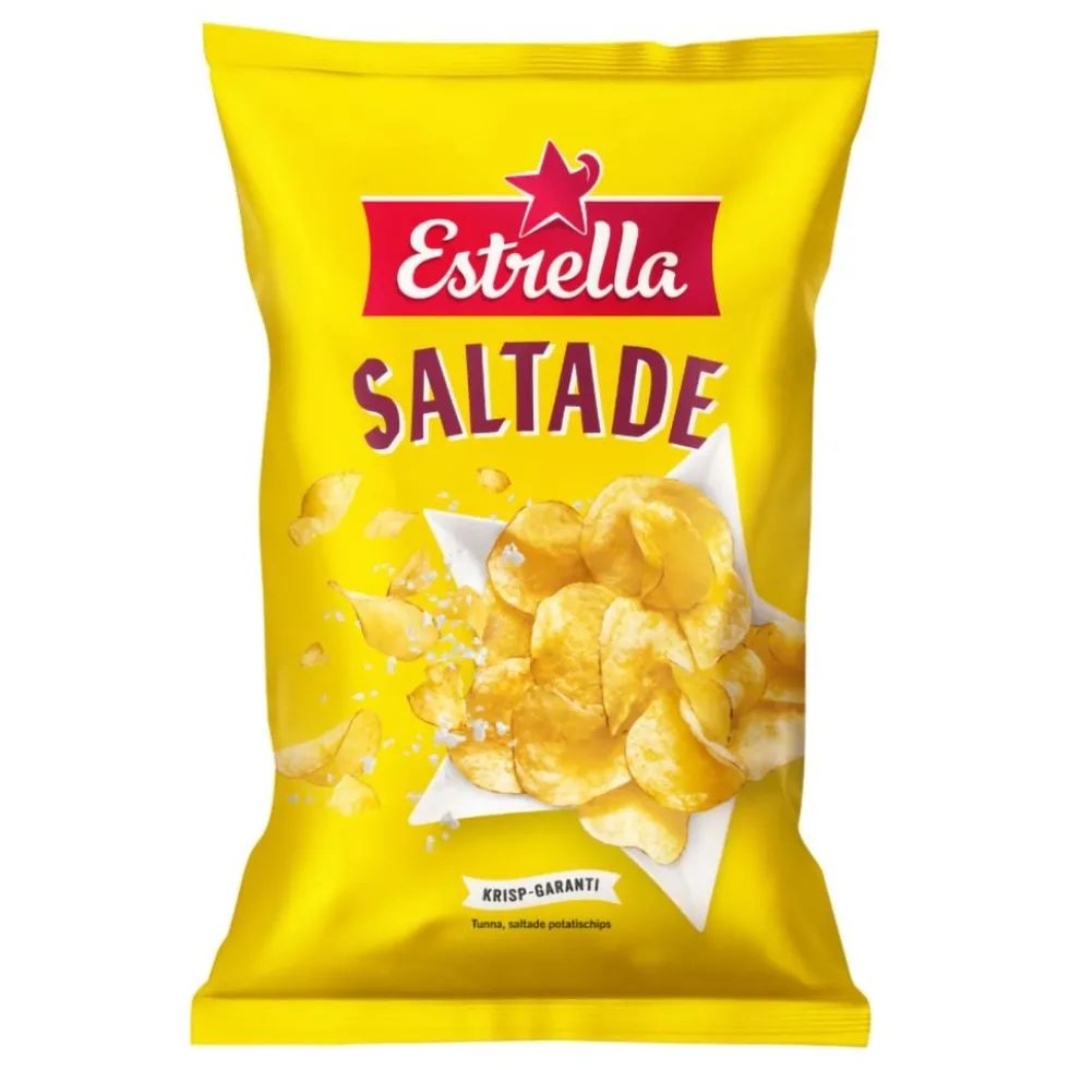 Estrella Letsaltede Chips Storpak