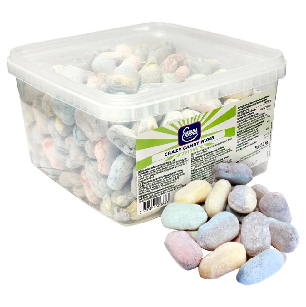 Evers Crazy Candy Frogs Dragé Økonomipakke