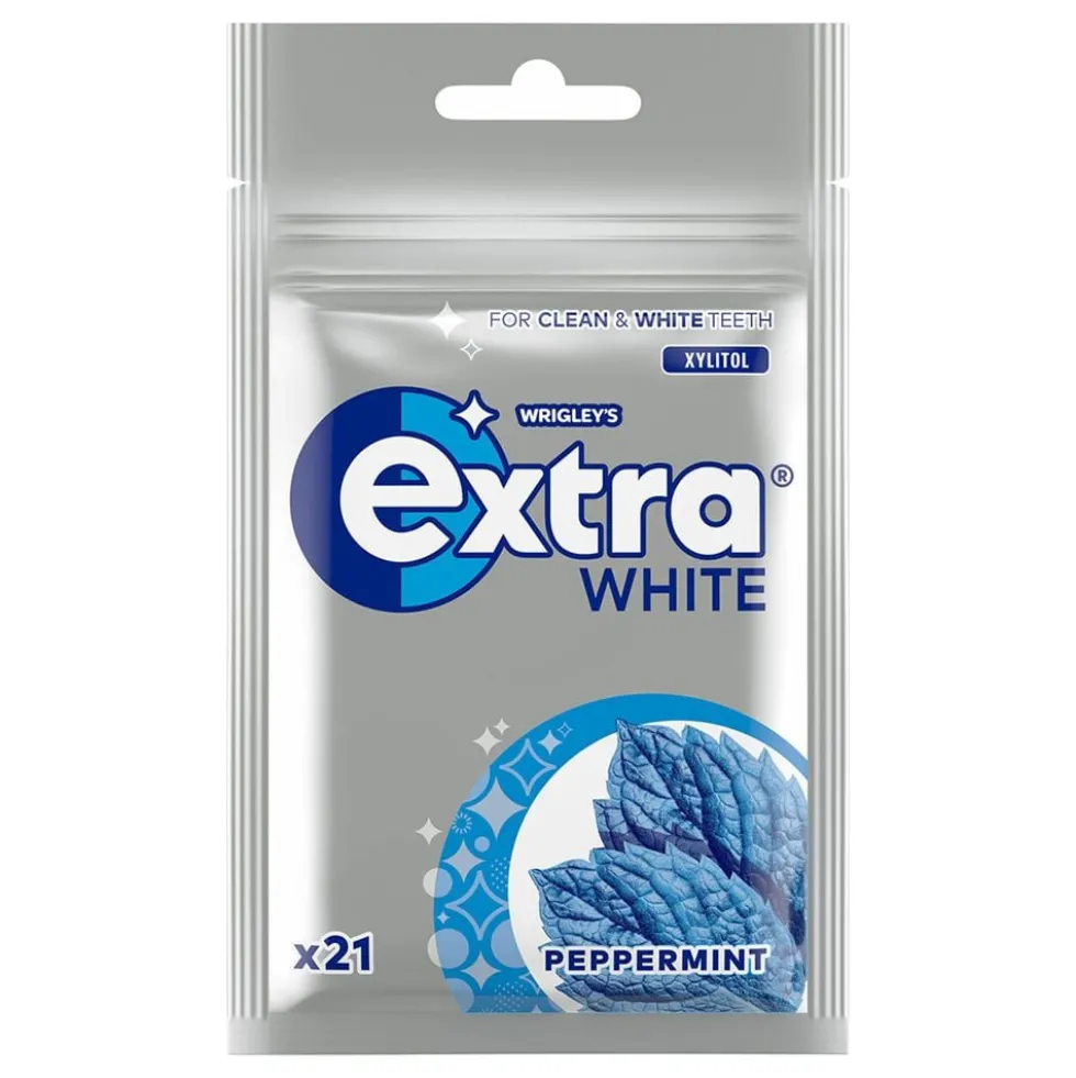 Extra White Peppermint Tyggegummi