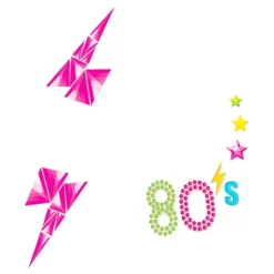 Face Jewels 80'er-motiv