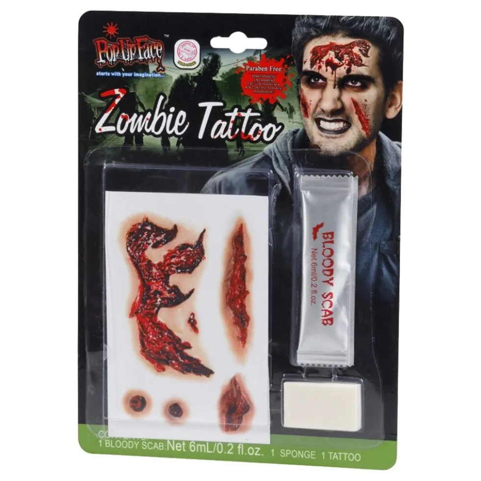 FaceOn Tatovering og Blodsæt Zombie