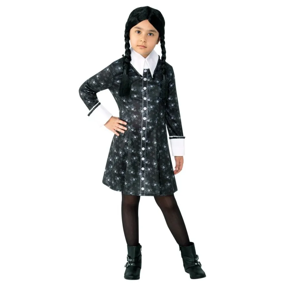 Familien Addams Wednesday Børnekostume