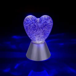 Farveskiftende Lampe Hjerte Glitrende