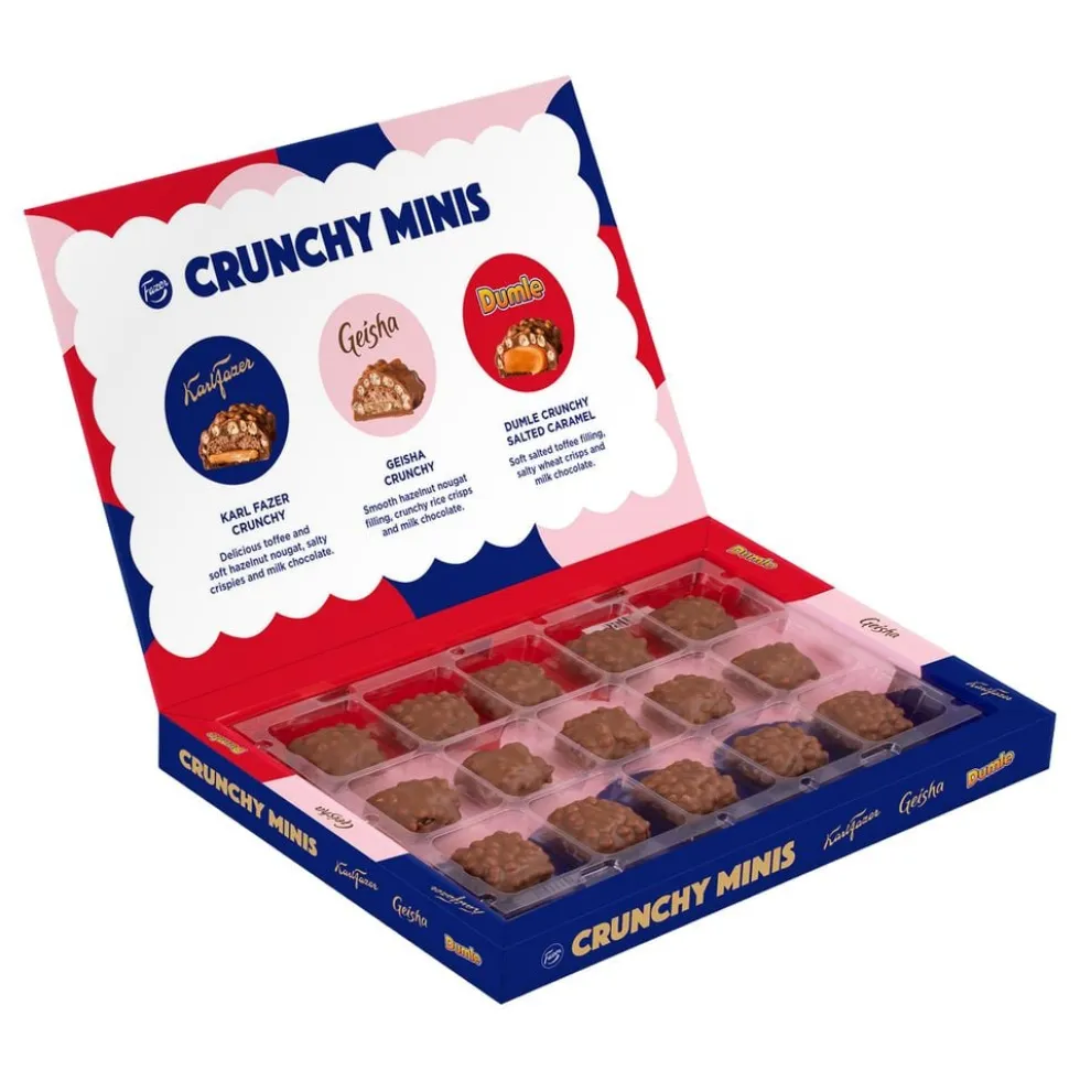 Fazer Crunchy Minis Chokoladepraliner