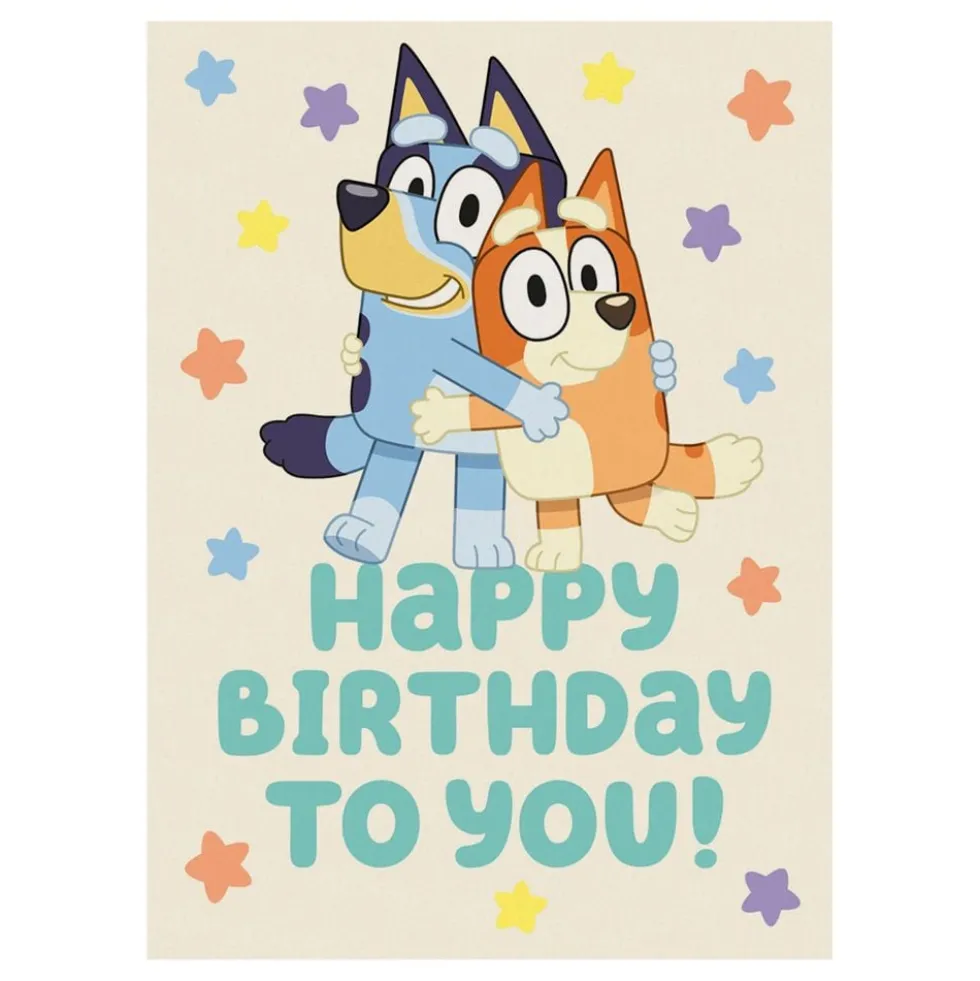 Fødselsdagskort Bluey