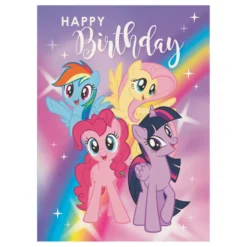 Fødselsdagskort My Little Pony