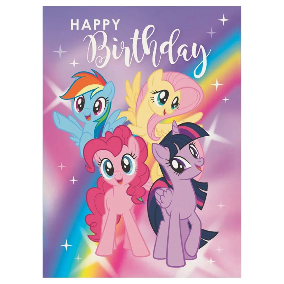 Fødselsdagskort My Little Pony