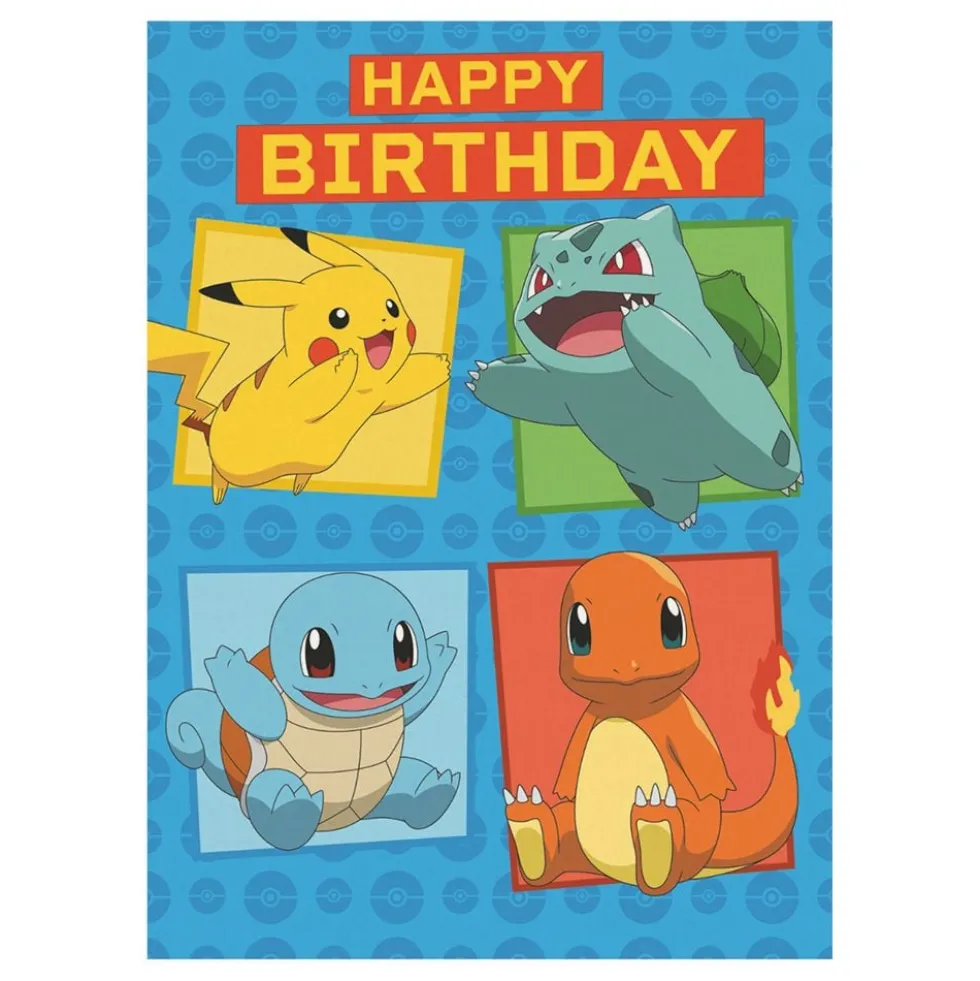 Fødselsdagskort Pokémon