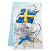 Fødselsdagskort Sverige med Seddelrum