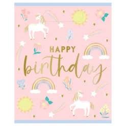 Festposer Happy Birthday Unicorn