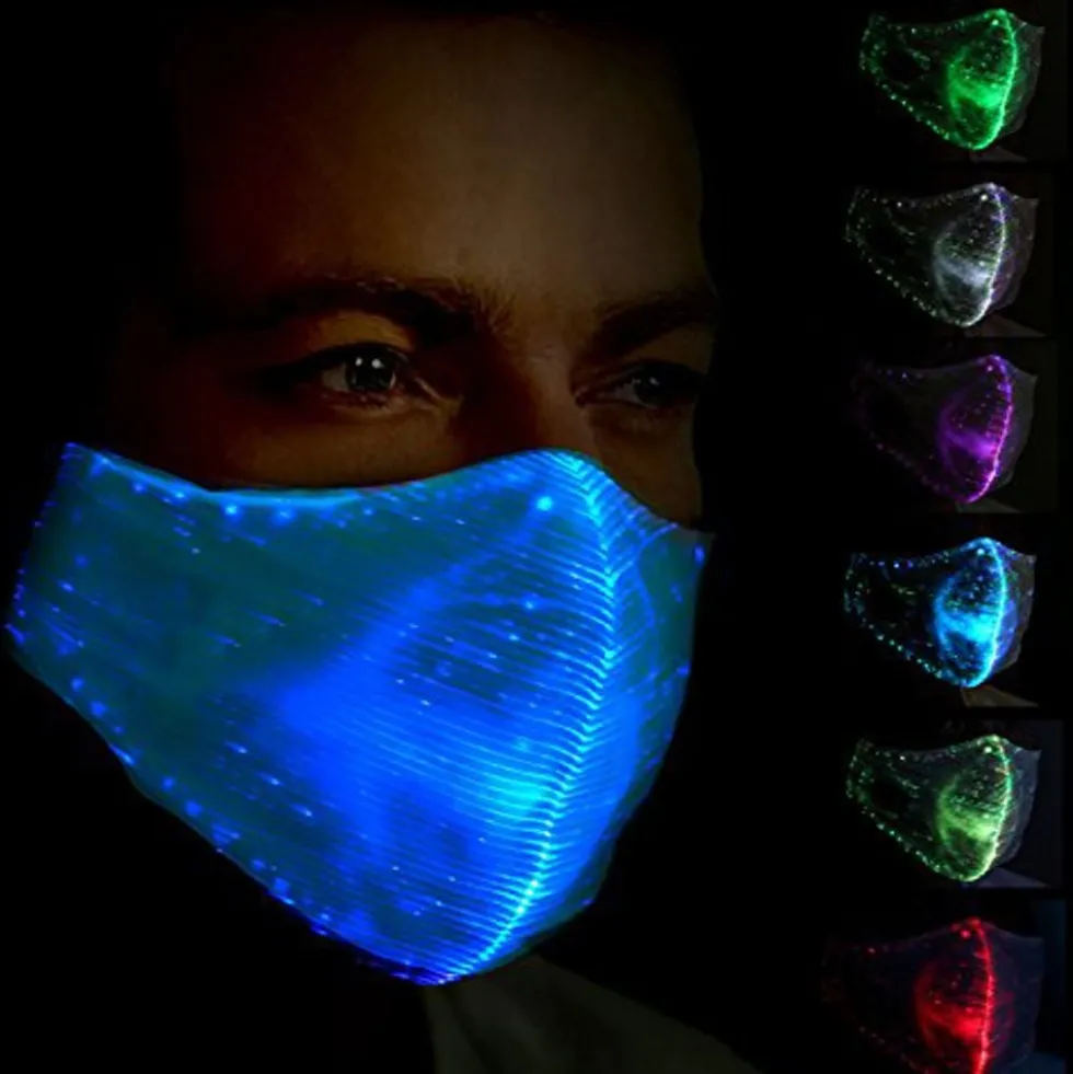 Fiberoptisk LED Mundbind