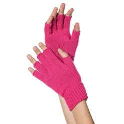 Fingerløse Vanter Neonpink
