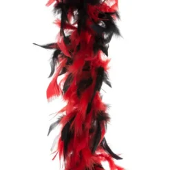 Fjerboa Sort/Rød