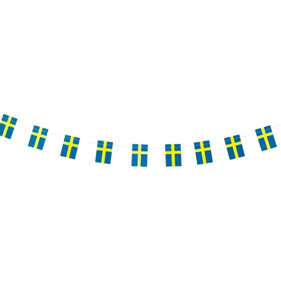 Flagguirlande Sverige Mini