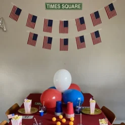 Flagguirlande USA