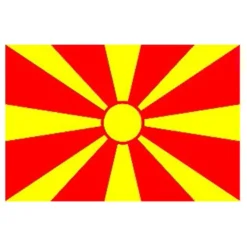 Flag Nordmakedonien