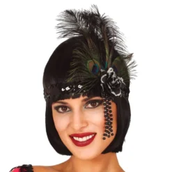Flapper Pandebånd Fjer