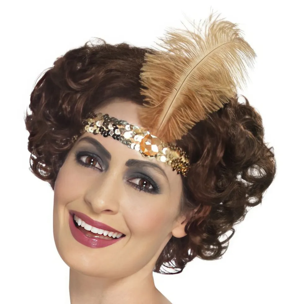 Flapper Pandebånd Guld