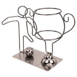 Flaskeholder i metal Fodbold