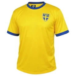 Fodboldtrøje T-shirt Sverige Supportertrøje