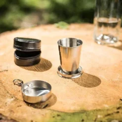 Foldbart Shotglas