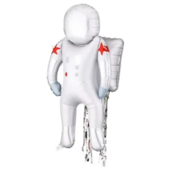 Folieballon Astronaut med Streamers