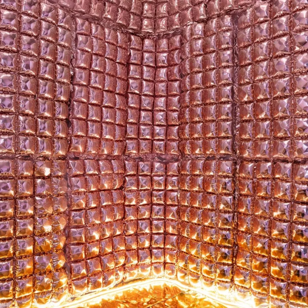 Folieballon Backdrop Roséguld