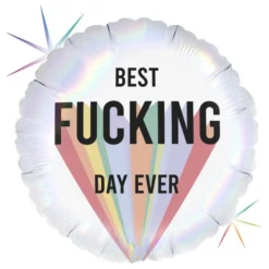 Folieballon Best Fucking Day Ever