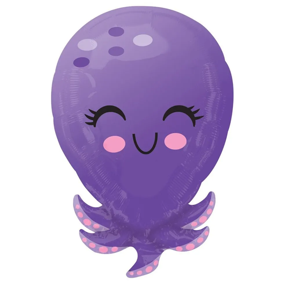 Folieballon Blæksprutte