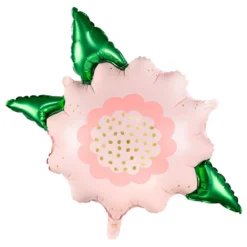Folieballon Blomst Lyserød
