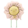 Folieballon Blomst med Ben Lyserød