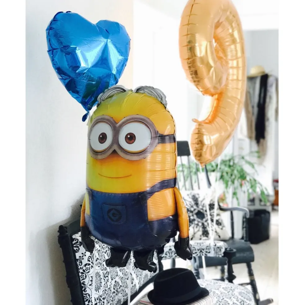 Folieballon Blåt Hjerte