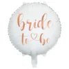 Folieballon Bride Rund Rosé