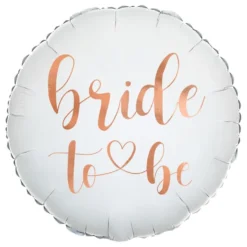 Folieballon Bride Rund Rosé