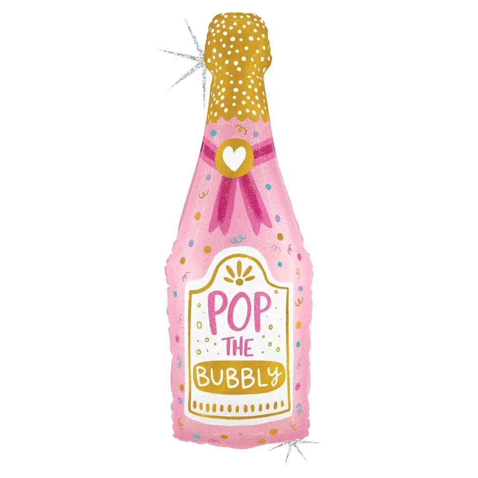 Folieballon Bubbly Champagneflaske