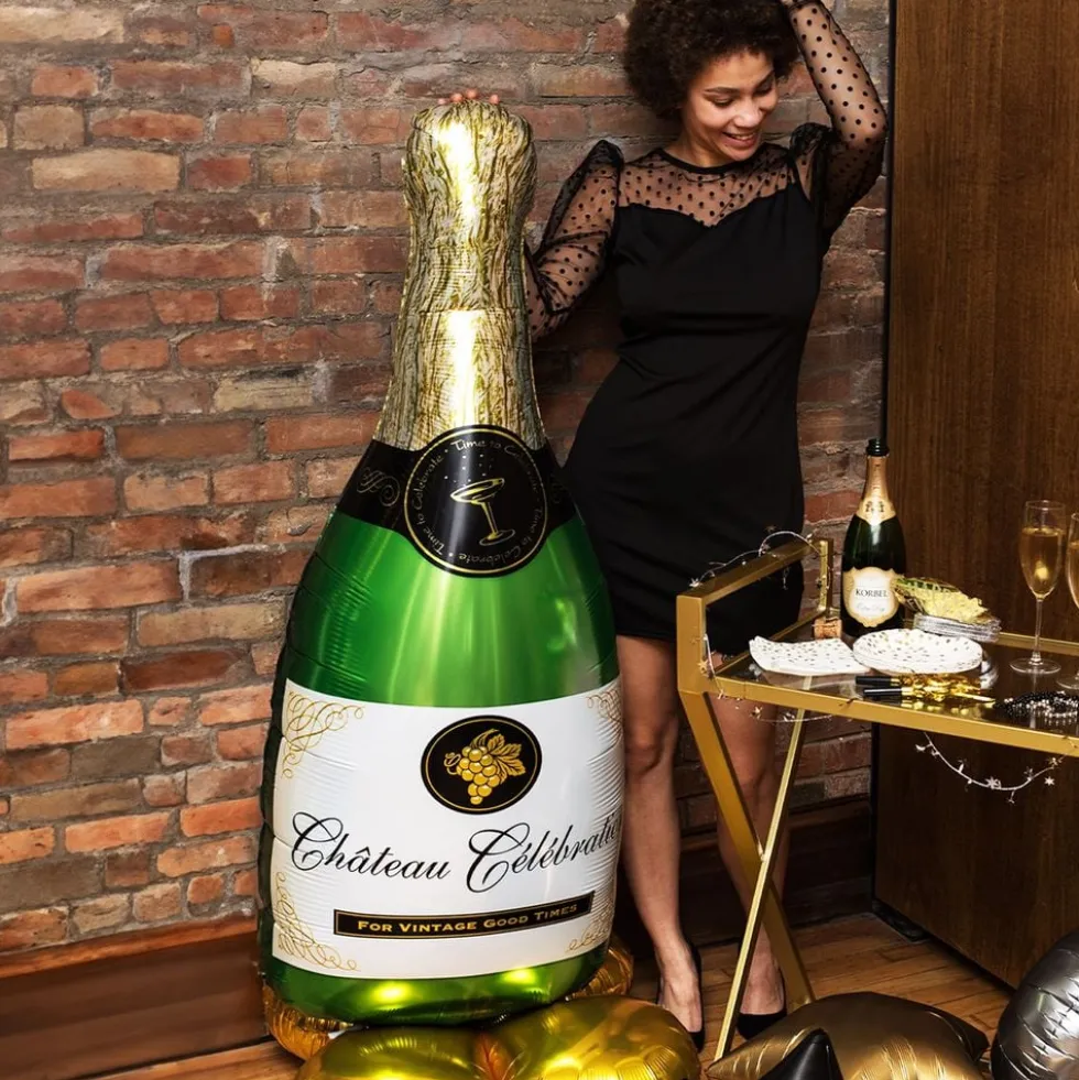 Folieballon Champagneflaske AirLoonz