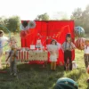 Folieballon Cirkus Grøn