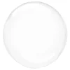 Folieballon Crystal Clear Rund Transparent