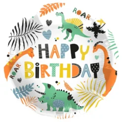 Folieballon Dino Roar Happy Birthday