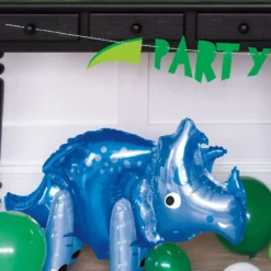 Folieballon Dinosaur Blå