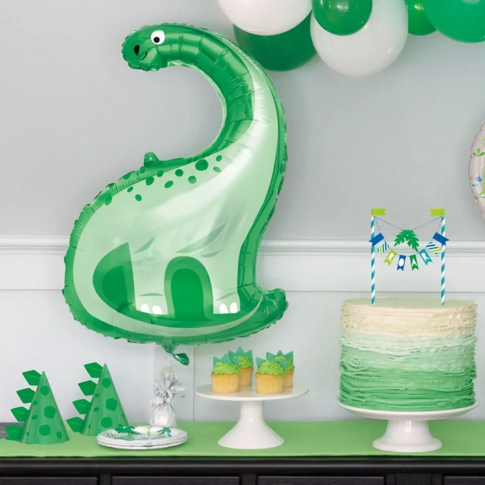 Folieballon Dinosaur Grøn