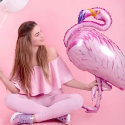 Folieballon Flamingo Lyserød
