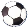 Folieballon Fodbold
