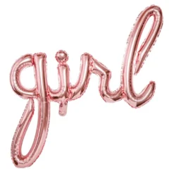 Folieballon Girl Roséguld