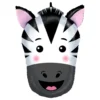 Folieballon Glad Zebra