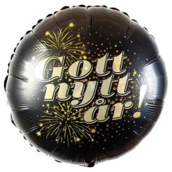 Folieballon "Gott Nytt År"