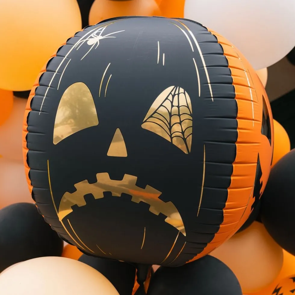 Folieballon Halloweengræskar Two Face