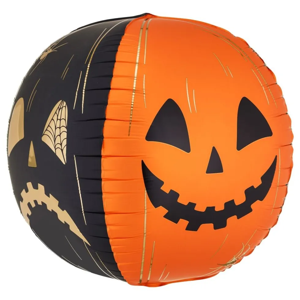 Folieballon Halloweengræskar Two Face