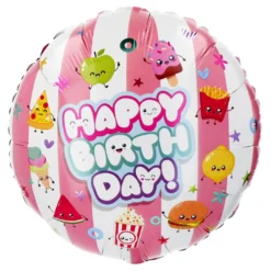 Folieballon Happy Birthday Kawaii